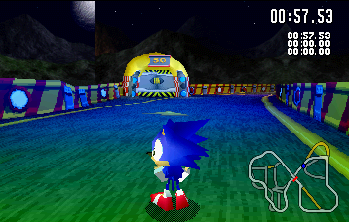 Screenshot of Sega Saturn version.