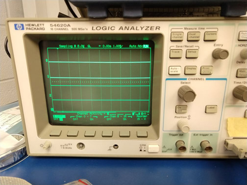 A rather dated digital logic analyzer