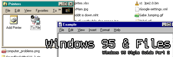 Windows 95 and Files