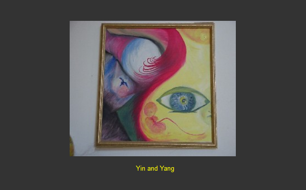An art piece by Nate, 'Yin ang Yang'