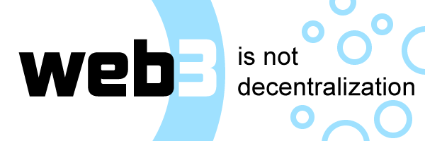 Web3 is not decentralization thumbnail